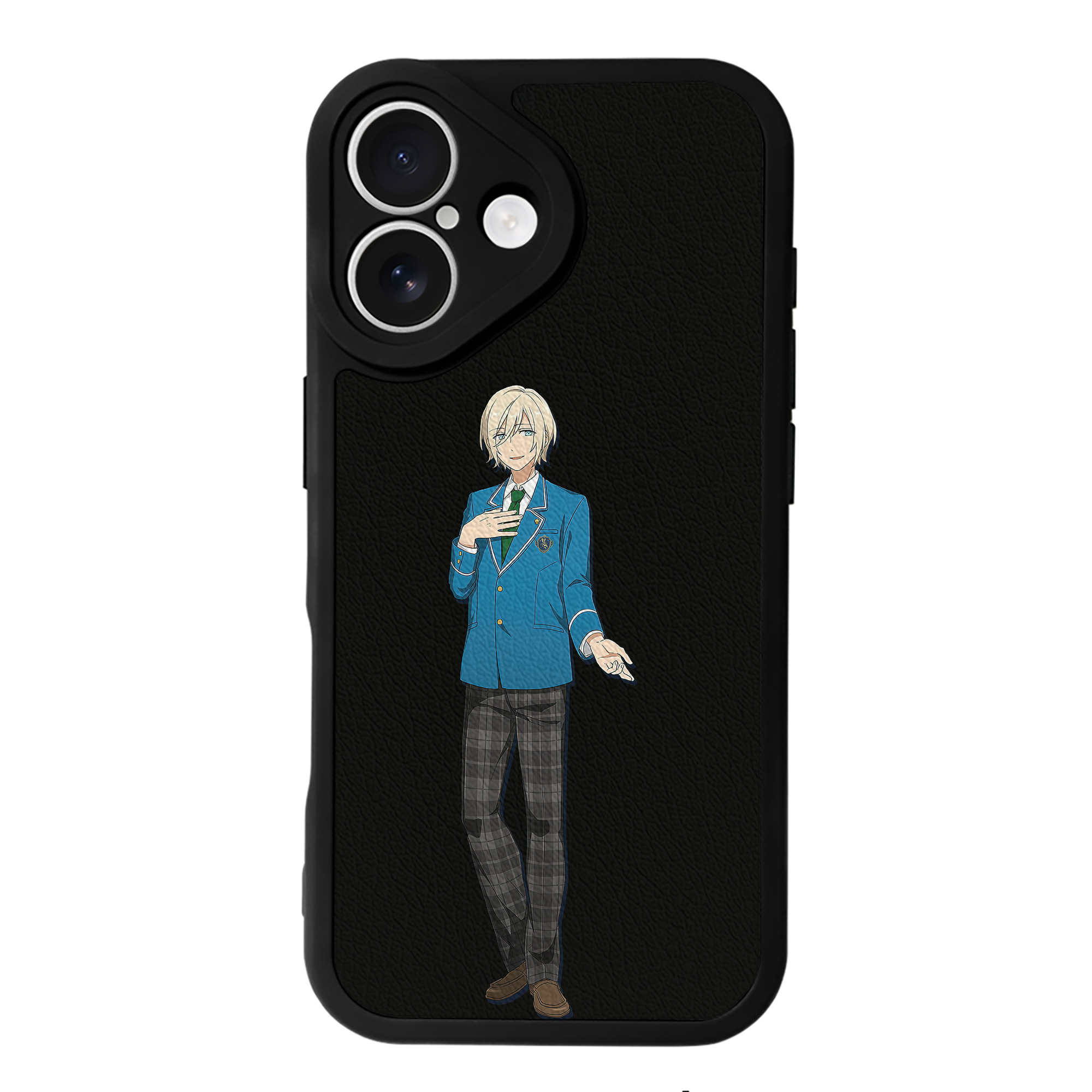 （画像用） あんさんぶるスターズ! Ensemble Stars 【iPhone 16シリーズ対応】シリコンスマホケース（レザー調） 材質：シリコン
